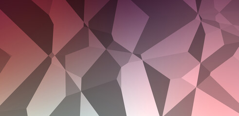 Obraz premium Polygonal background. Colorful wallpaper with geometric design. Digital 3d illustration.