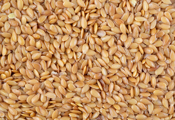 Close view of flax seeds