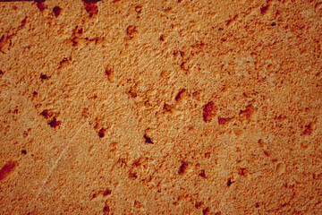 orange color wall texture, porous structure
