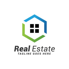Home real estate logo icon vector.