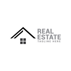 Home real estate logo icon vector.