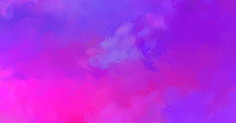 2D illustration of colorful brush strokes. Decorative texture painting. Vibrant paint pattern backdrop.