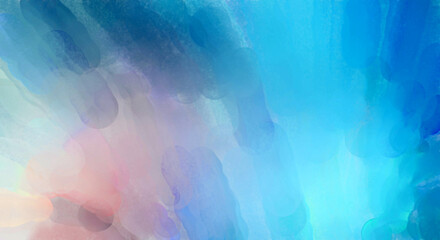 Soft watercolor wallpaper. Artistic painting with softly brushed colors. Pastel colors dabbed background. Painted abstract wall art.