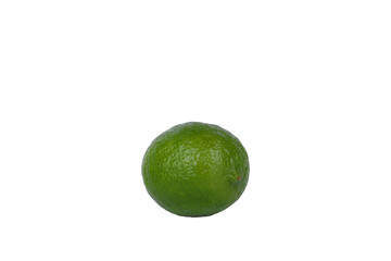 Fresh green lime on a white background. Isolated.