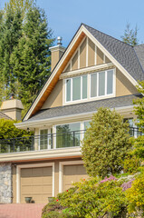 Fragment of a nice house in Vancouver, Canada.