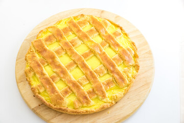 Tasty and beautiful Homemade cream tart
