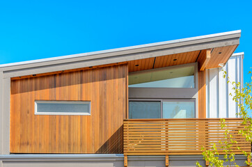 Fragment of a nice house in Vancouver, Canada.