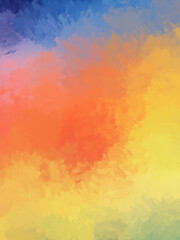 Brushed Painted Abstract Background. Brush stroked painting. Artistic vibrant and colorful wallpaper.