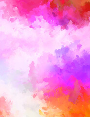 Modern art. Brushed Painted Abstract Background. Brush stroked painting. Strokes of paint. 2D Illustration.