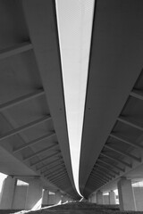 Bridge seen from underneath upwards