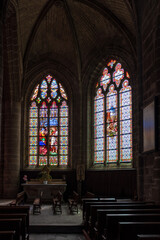 Fototapeta na wymiar Kirchenfenster in Le Croisic