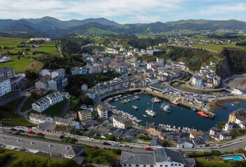 Vista aérea de Luarca