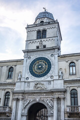 Architectural fragments of 16th-century Capitan Palace (Palazzo del Capitaniato) at Piazza dei Signori. Padua, Veneto, Italy, Europe.