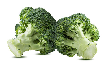 Broccoli isolated on white background.