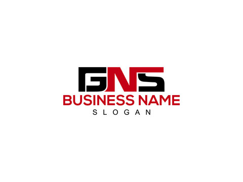 GNS Logo Letter Vector For Brand