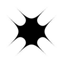 Strange Vector Shapes Collection. Geometric figures, distortion.