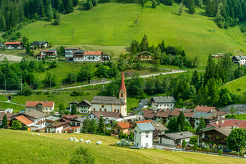 Tyrol village in Austria.