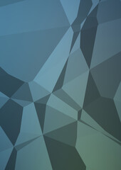 Polygonal background. Colorful wallpaper with geometric design. Digital 3d illustration.