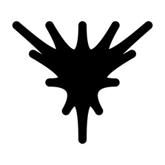 Strange Vector Shapes Collection. Geometric figures, distortion.