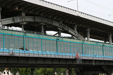 Naklejka premium Metro Bridge2 Vorobyovy Gory Russia Moscow