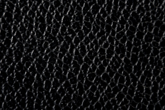 Textura de cuero negro