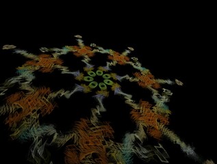 Fototapeta na wymiar Imaginatory fractal background generated Image