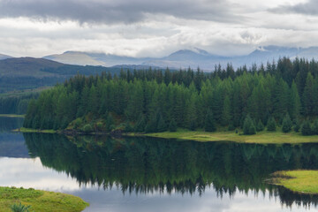 The river Spean near Laggan dam in the Scottish highlands