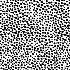Abstract modern leopard seamless pattern. Animals trendy background. Black and white decorative vector illustration for print, card, postcard, fabric, textile. Modern ornament of stylized skin © Alla