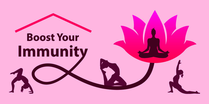 Prevent yourself from CoronaVirus. Boost your immunity and fight with covid-19. Stay home Stay safe from 2015-nCov. Everyday yoga is very helpful for prevention with this epedemic.