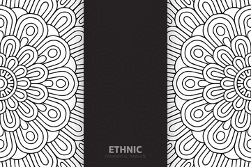 Vector islamic background with mandala