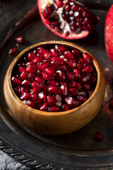 Raw Red Organic Pomegranate Seeds