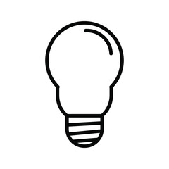 Obraz premium light bulb icon