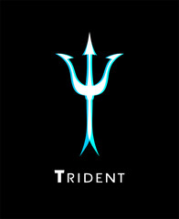 Flat trident symbol