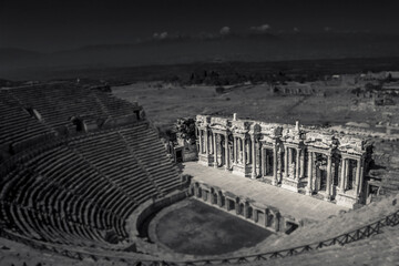 Amphitheater ruins in Turkey