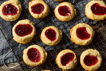 Homemade Warm Strawberry Thumbprint Cookies