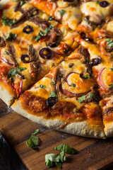 Homemade Gourmet Anchovy PIzza