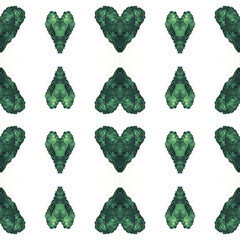 Sea Green Repeat Element. Forestgreen Tribal