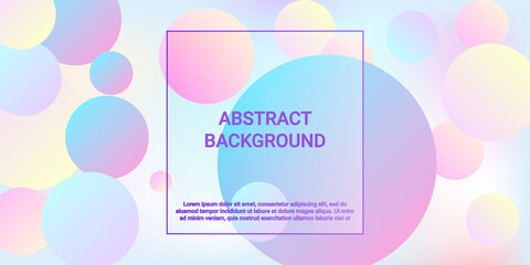 Background picture with balls for banner design.