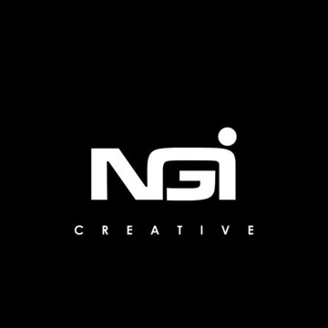 NGI Letter Initial Logo Design Template Vector Illustration