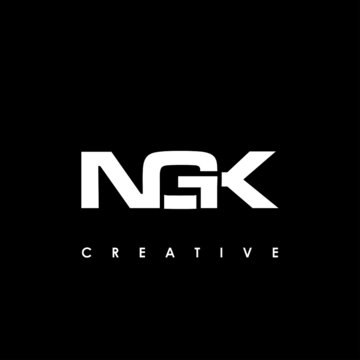 NGK Letter Initial Logo Design Template Vector Illustration