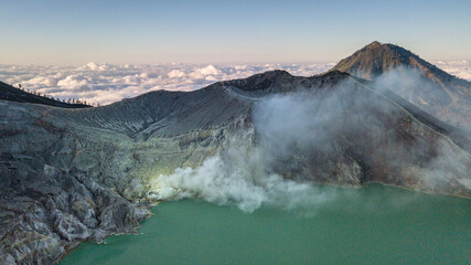 Mount Ijen - Vulcan in East Java, Indonesia