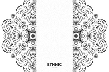 Vector islamic background with mandala