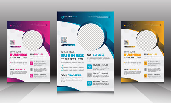 Unique Corporate Flyer, Business Flyer Creative Design