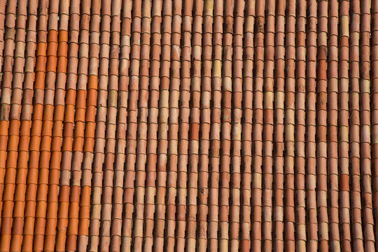 Roof tiles Background.