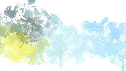 Obraz premium Brushed Painted Abstract Background. Brush stroked painting. Artistic vibrant and colorful wallpaper..