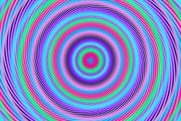 Fototapeta na wymiar An abstract psychedelic spiral shape background image.