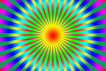 An abstract ray burst background image.