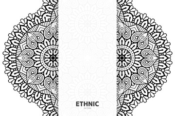 Vector islamic background with mandala