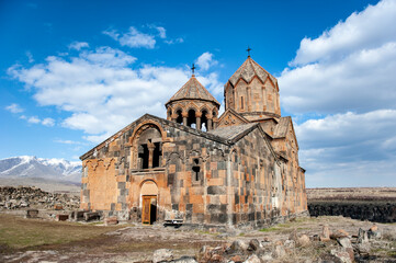 Hovhannavank monastery, a medieval Armenian religious complex in the village of Ohanavan in Armenia - 428237798