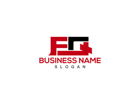 FQ Letter Logo, fq logo icon vector for business